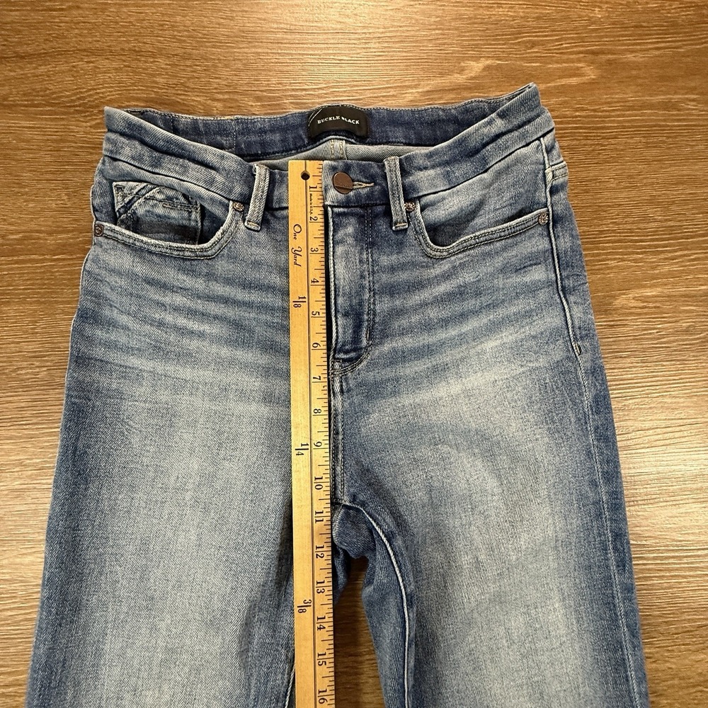 Buckle Black Fit No. 75 Bootcut Jeans Women's 26x32 Medium Wash Stretch Mid Rise - Picture 7 of 12